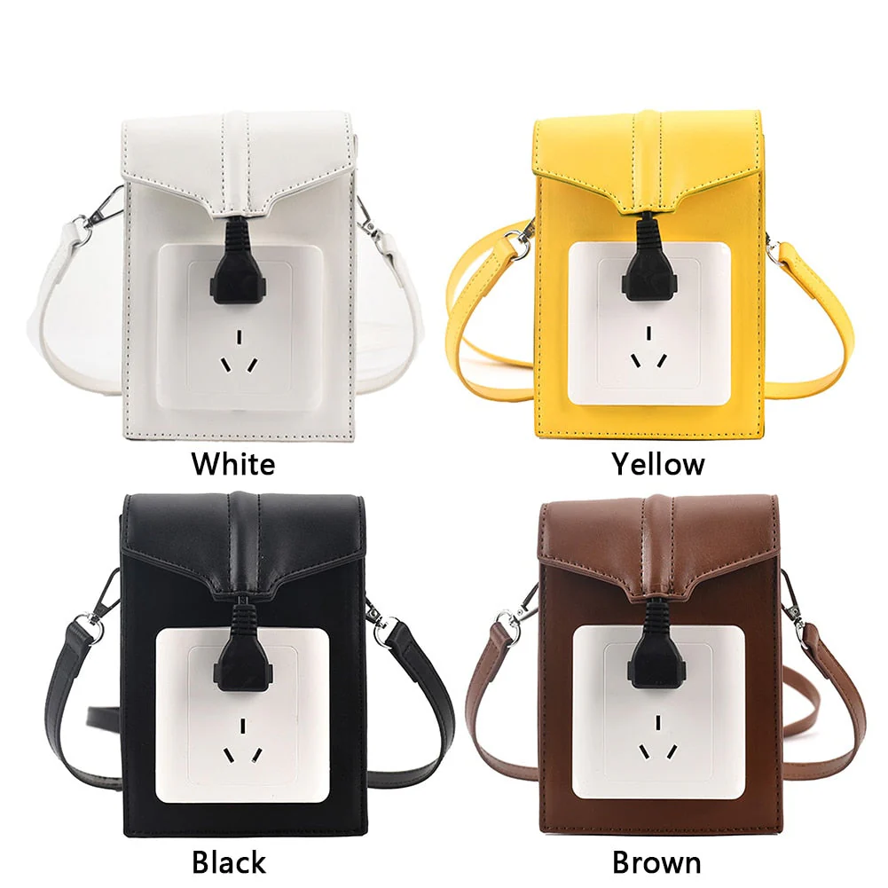 Creative Socket Plug Shoulder Women Bags - Image 11