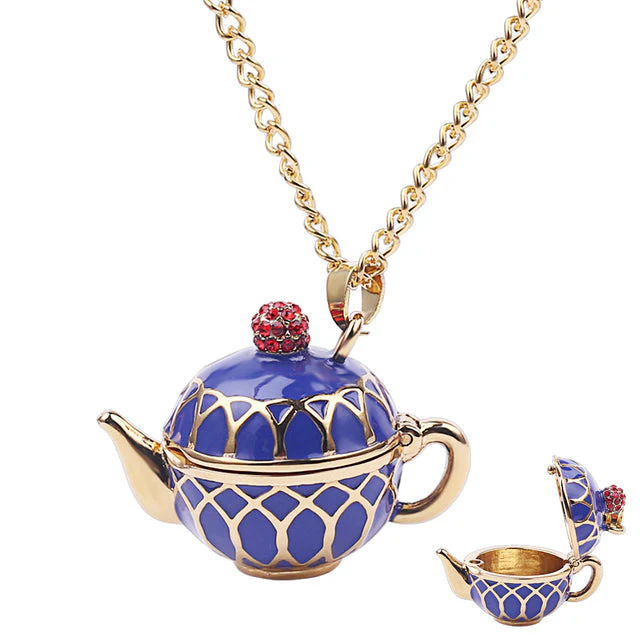 Creative Teacup Necklace - Image 7