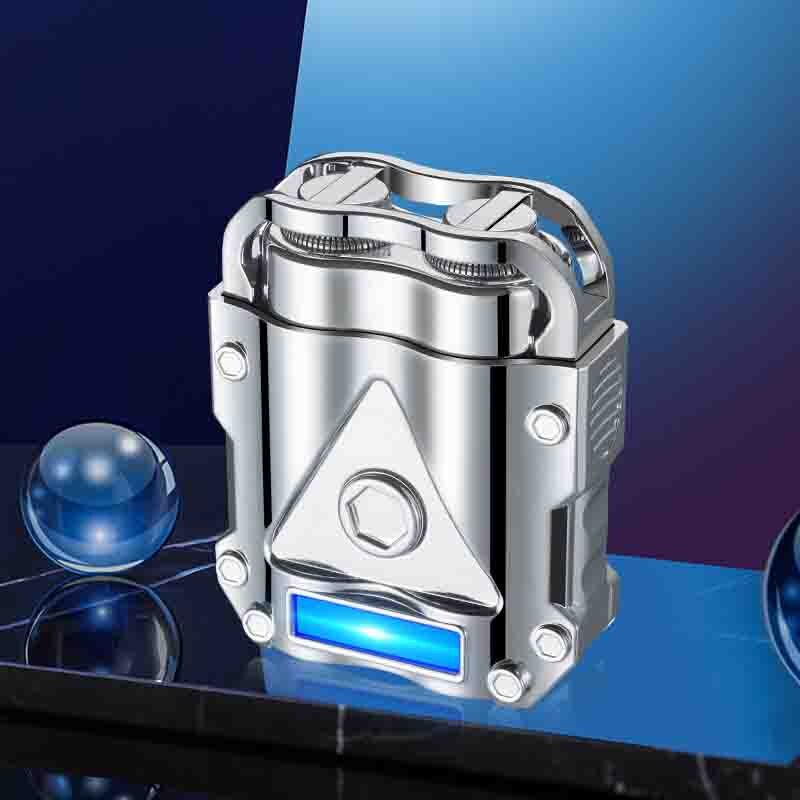 Creative USB Quick Charge Windproof Razor Lighter - Image 6