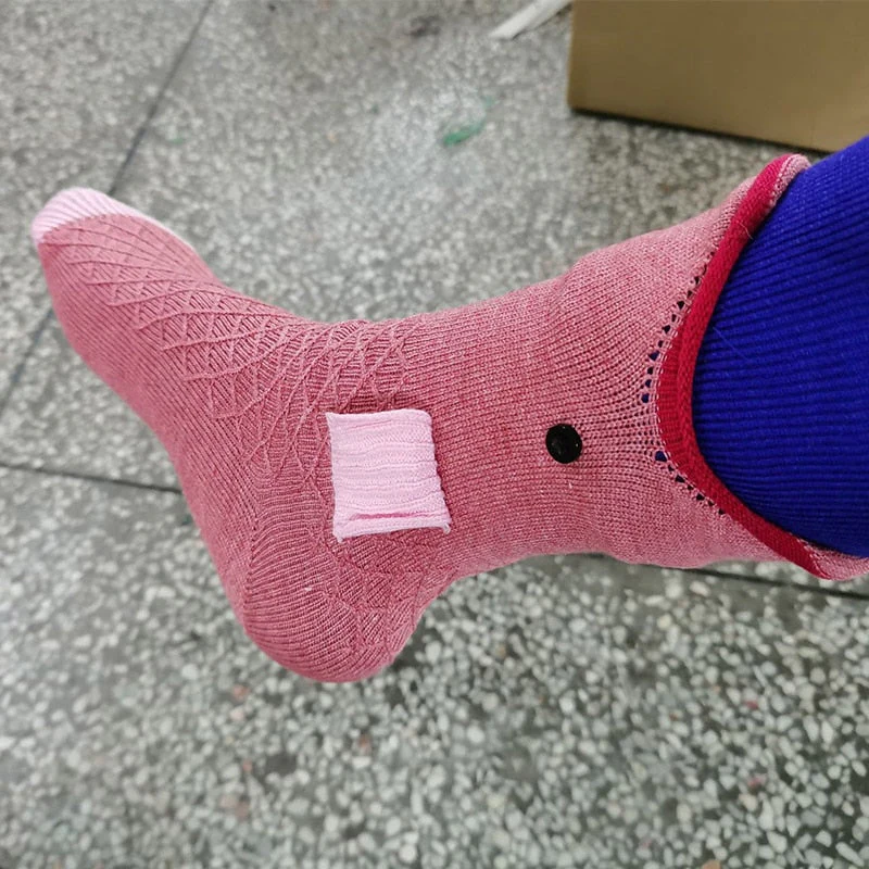 Crocodile Bite Knitted Socks - Image 4