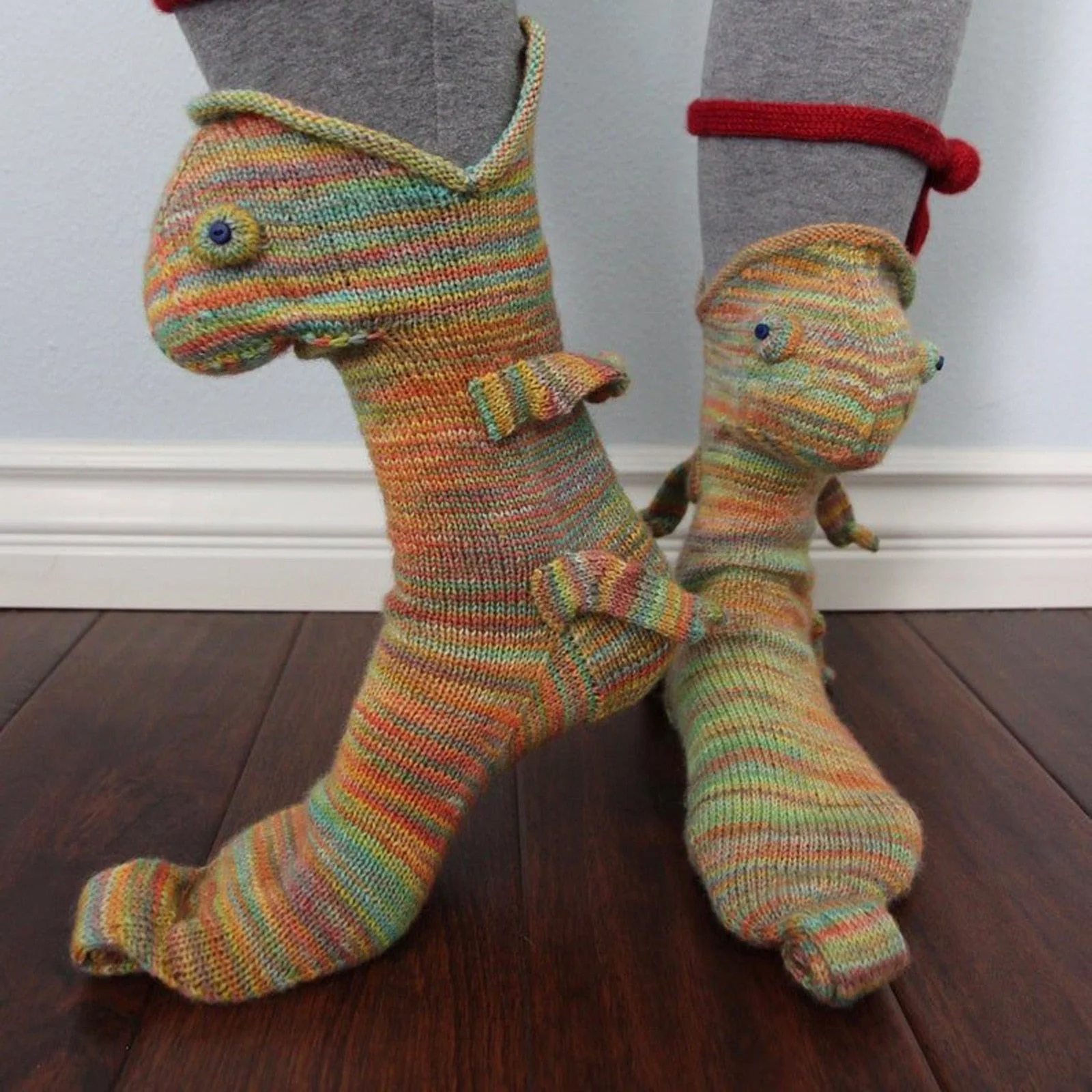 Crocodile Bite Knitted Socks - Image 9