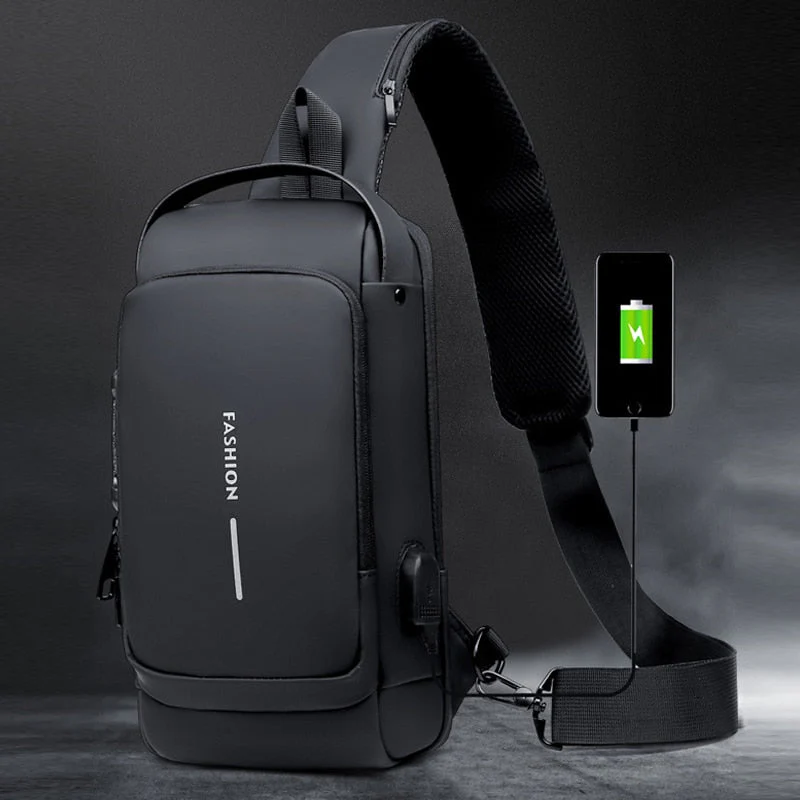 Crossbody Leather Anti-Theft Waterproof Bag - Image 4