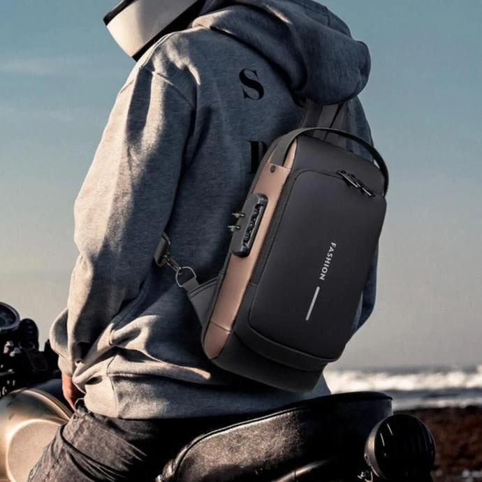 Crossbody Leather Anti-Theft Waterproof Bag - Image 6