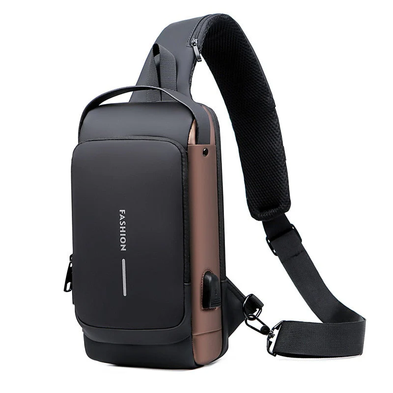 Crossbody Leather Anti-Theft Waterproof Bag - Image 9