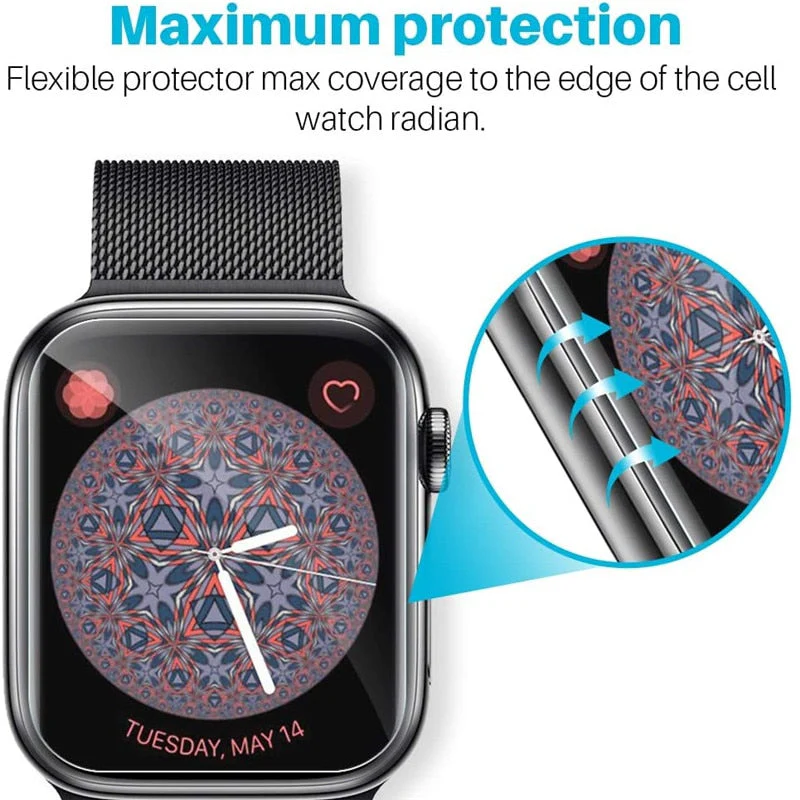 Crystal Clear Smart Watch Screen Protector Film - Image 3