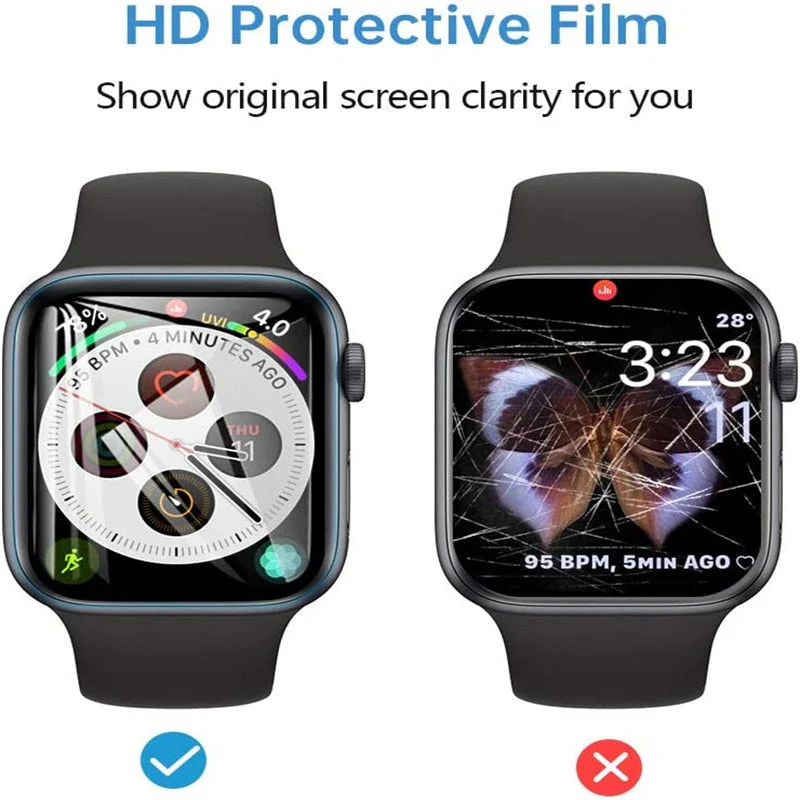 Crystal Clear Smart Watch Screen Protector Film - Image 4