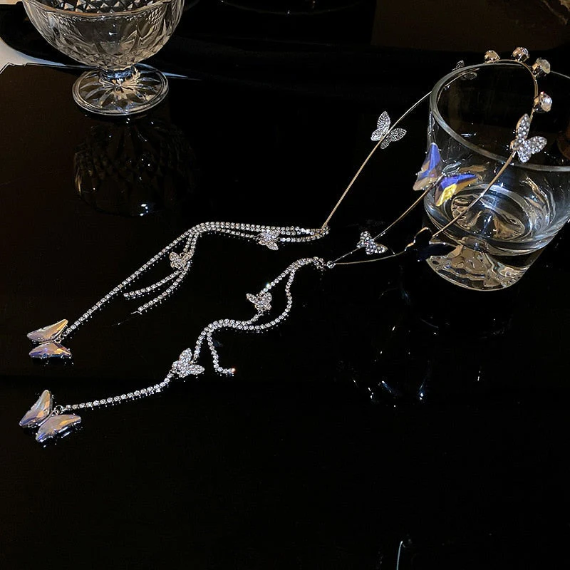 Crystal Dreamweaver Mosaic Butterfly Headband - Image 4