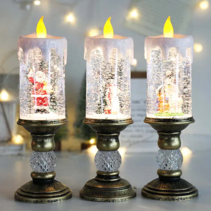 Crystal Echo Christmas Water Candle - Image 5