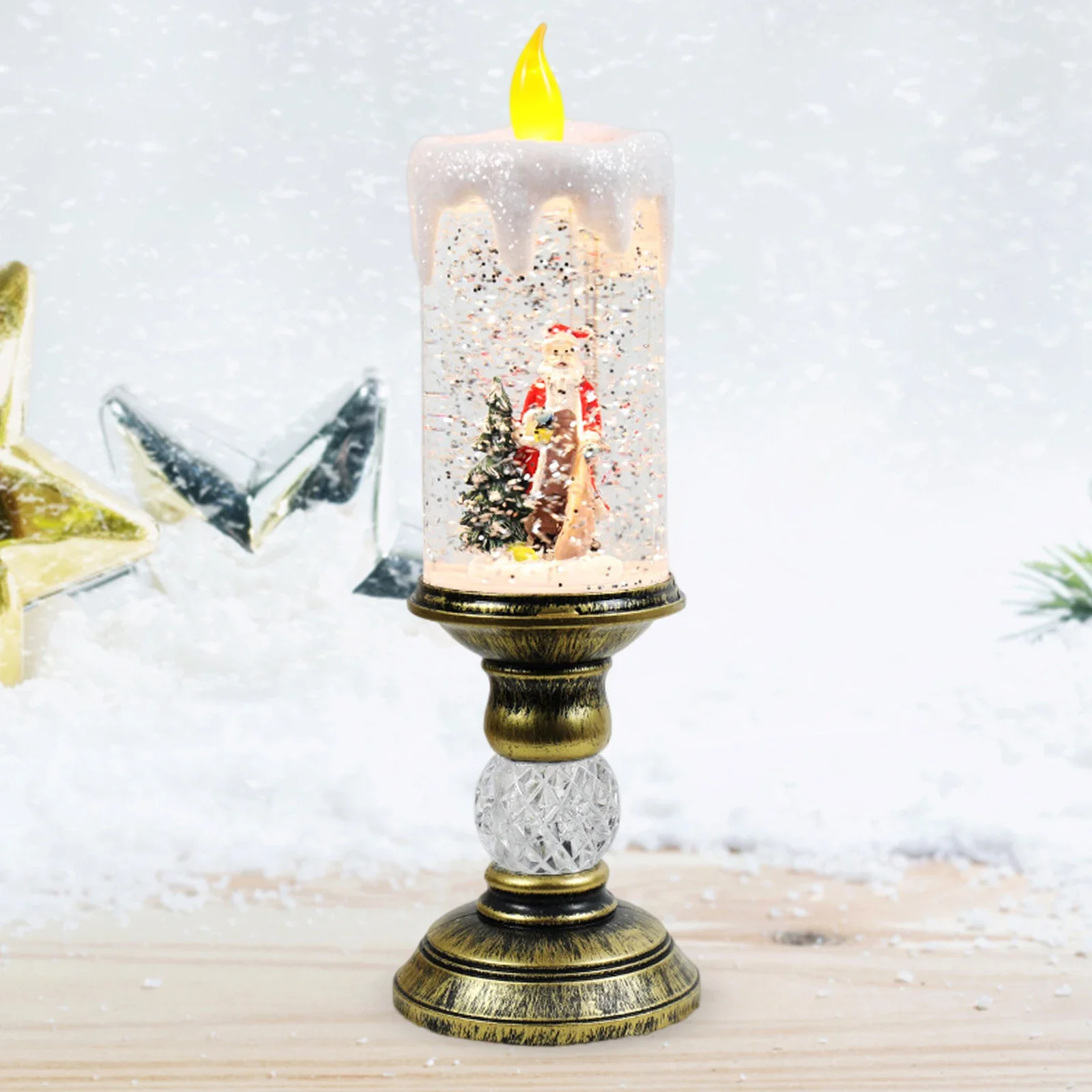 Crystal Echo Christmas Water Candle - Image 6