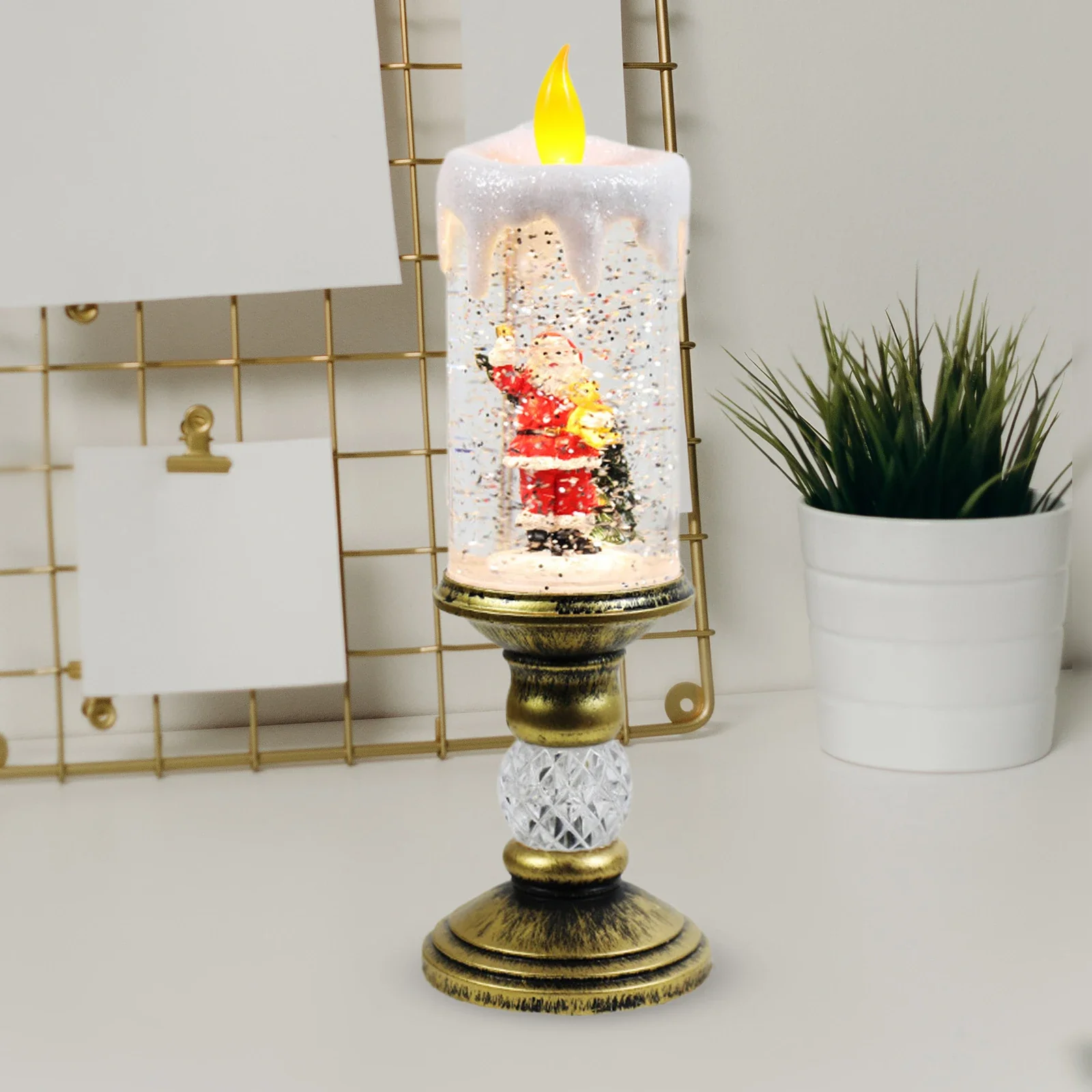 Crystal Echo Christmas Water Candle - Image 7