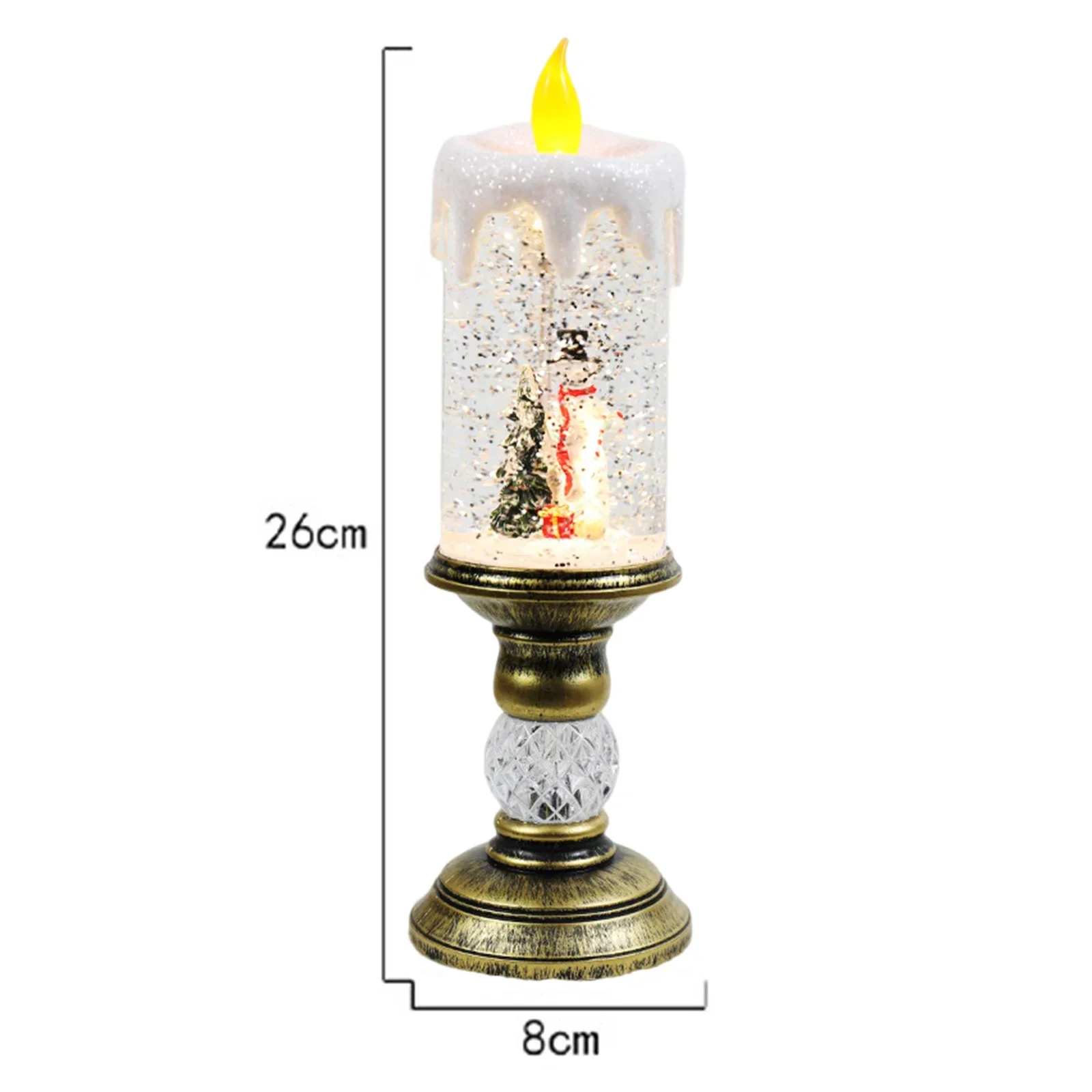Crystal Echo Christmas Water Candle - Image 9