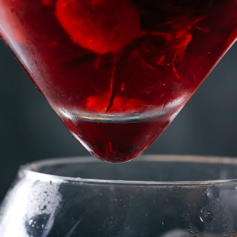Crystal Iced Cone Cocktail Glass - Image 8