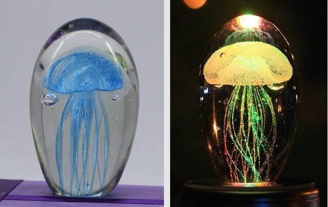 Crystal Jellyfish LED Lamp - Image 3