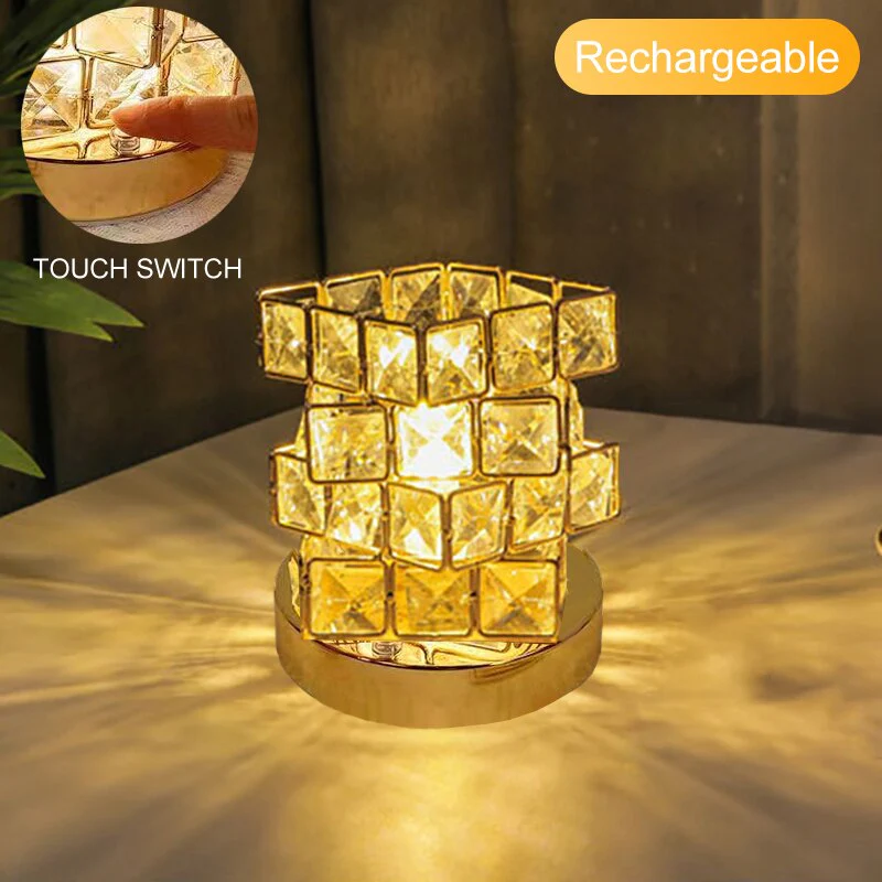 Crystal Room Mood Ambient Geo Shimmer Cube Light - Image 2