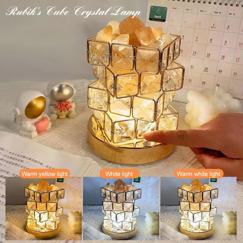 Crystal Room Mood Ambient Geo Shimmer Cube Light - Image 7