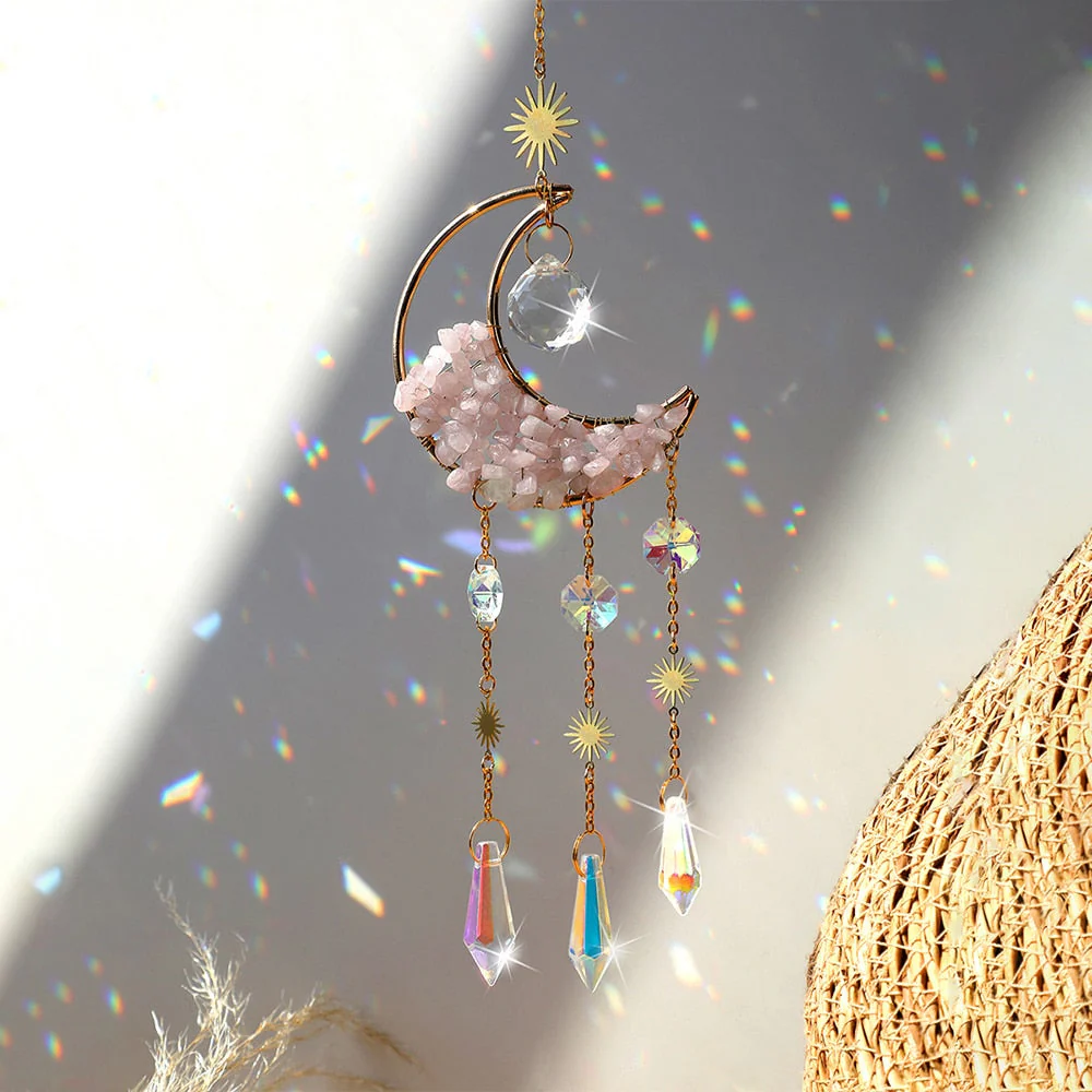 Crystal Sun Catcher Moon Decor - Image 6