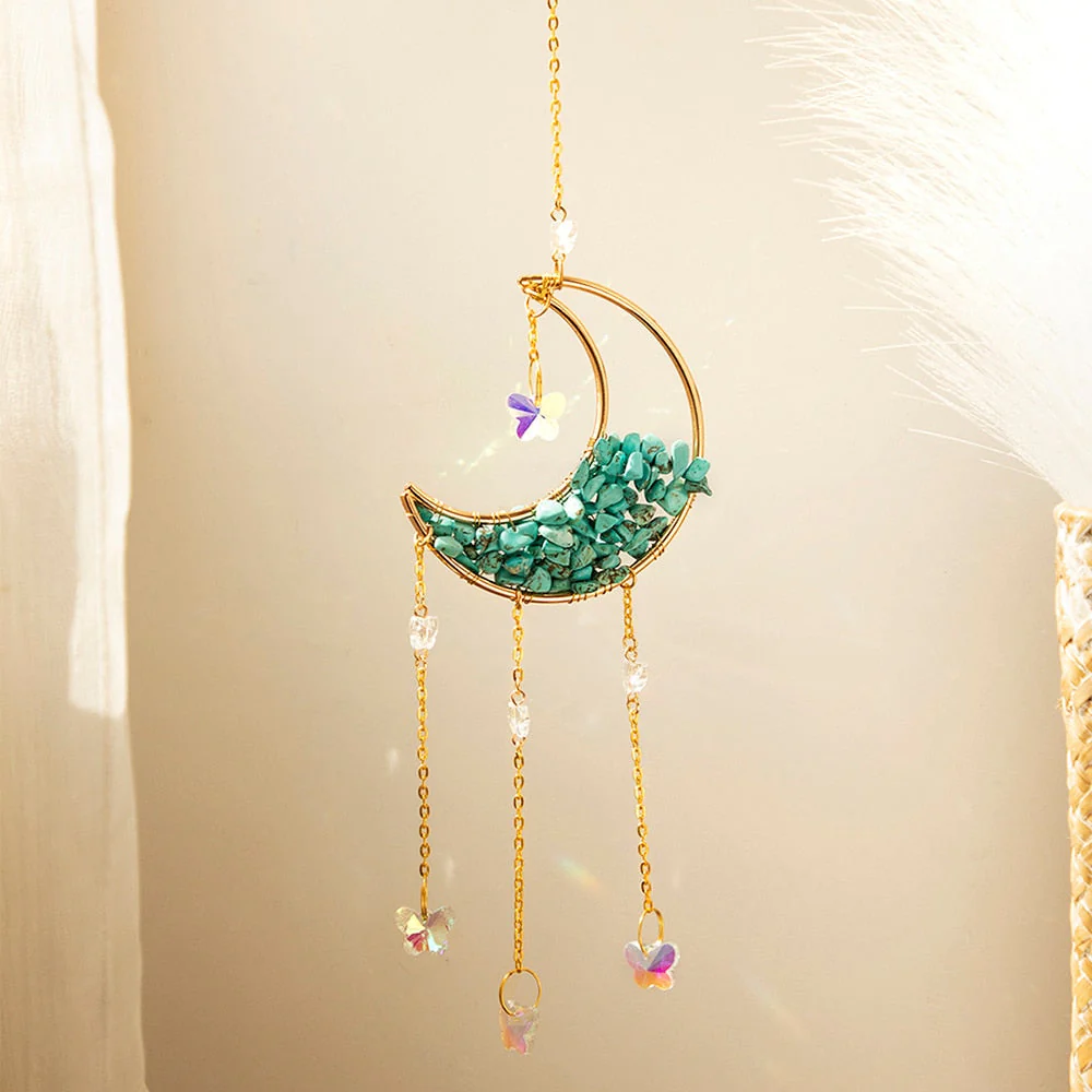 Crystal Sun Catcher Moon Decor - Image 9