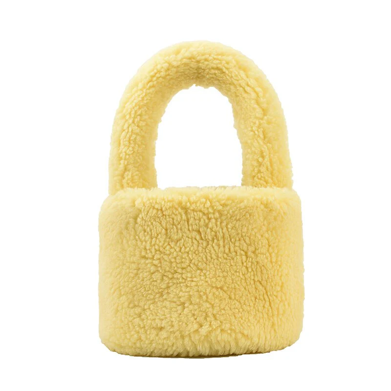 Cuddly Plush Mini Bucket Bag - Image 11