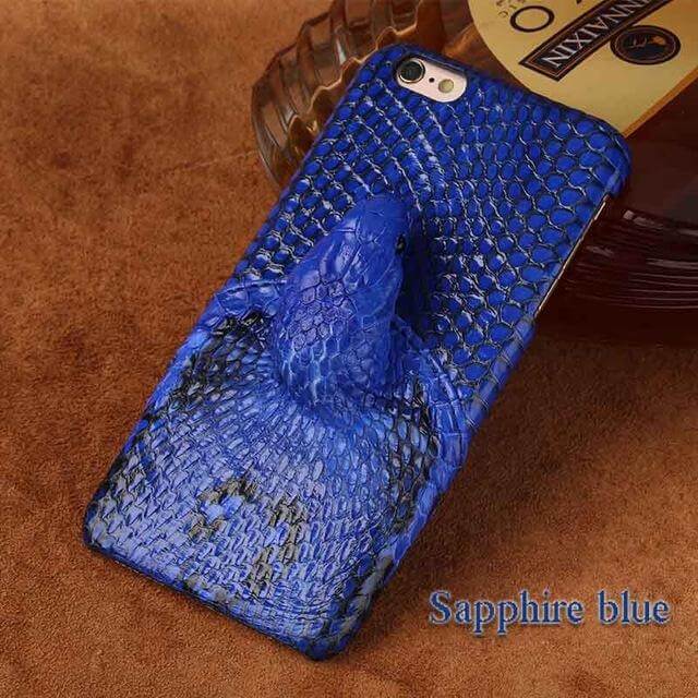 Custom Real Snake Skin Iphone Cases with Snake Head design - Image 7