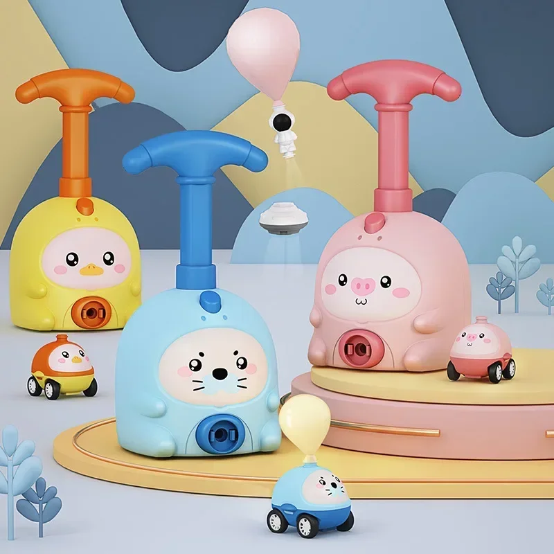 Cute Animal Design Air-Powered Balloon Launcher - Image 2