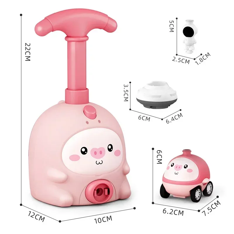 Cute Animal Design Air-Powered Balloon Launcher - Image 4