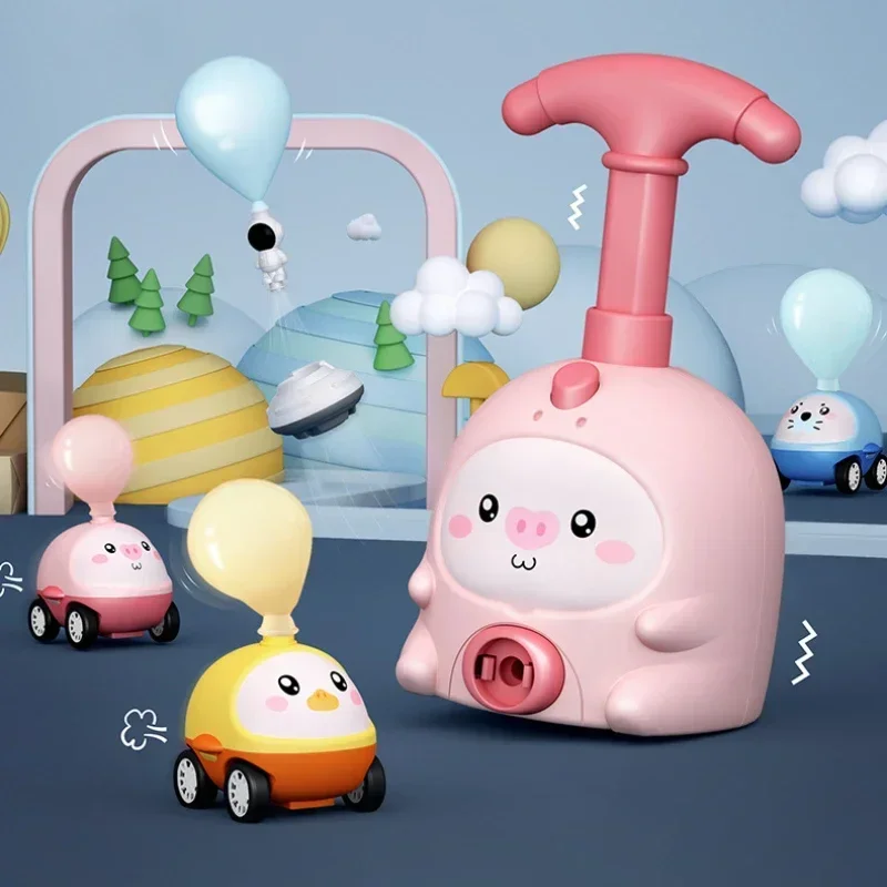 Cute Animal Design Air-Powered Balloon Launcher - Image 6
