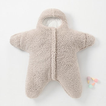 Cute Baby Starfish Winter Onesie - Image 2