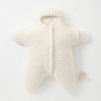 Cute Baby Starfish Winter Onesie - Image 4