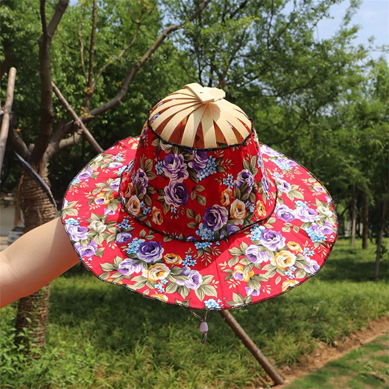 Cute Bamboo Folding Summer Cap - Image 7