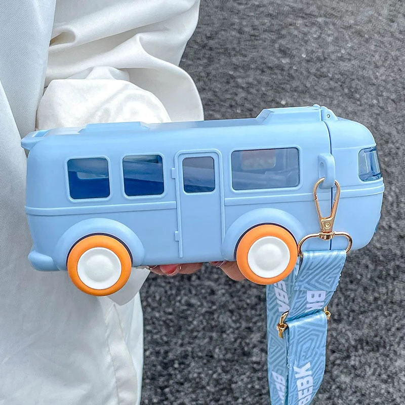 Cute Bus Leak-Proof Little Rider Water Bottle - Image 2