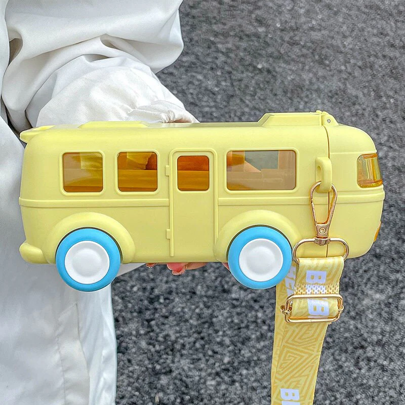 Cute Bus Leak-Proof Little Rider Water Bottle - Image 4