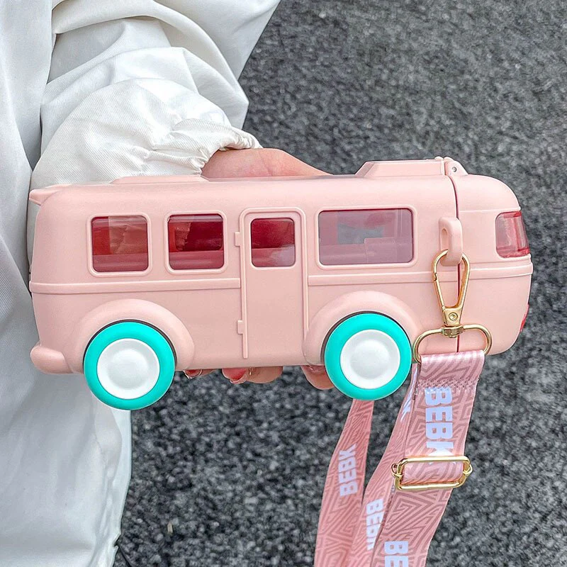Cute Bus Leak-Proof Little Rider Water Bottle - Image 6