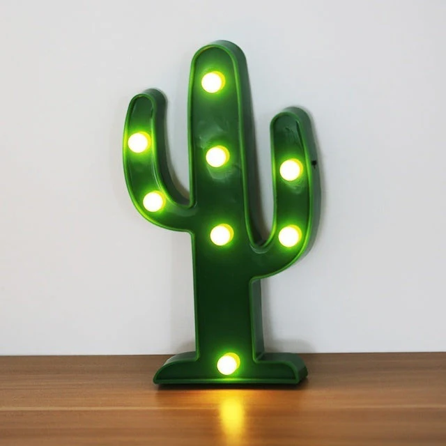 Cute Cactus Night LED Lights - Image 4