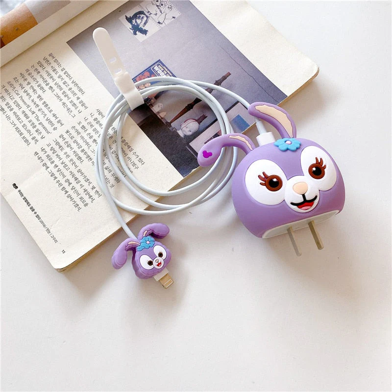 Cute Cartoon Animals Cable Cover Protector - Image 4