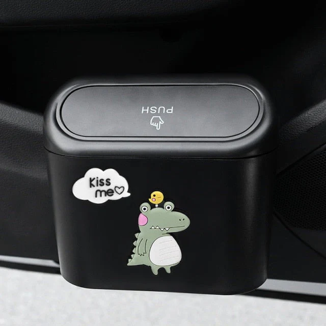 Cute Cartoon Car Door Trash Can - Image 12