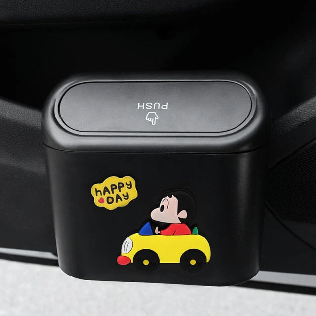 Cute Cartoon Car Door Trash Can - Image 13