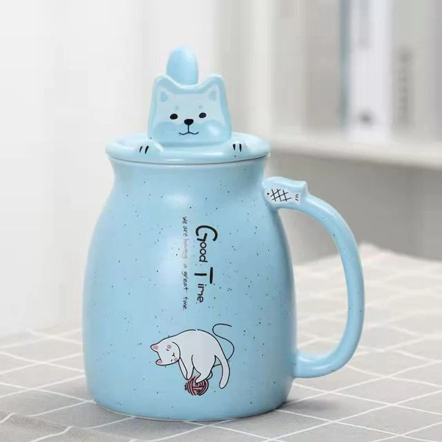 Cute Cartoon Kitty Mug Set - Image 16