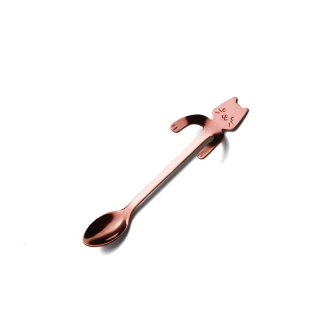 Cute Cat Long Handle Tea Spoon - Image 14