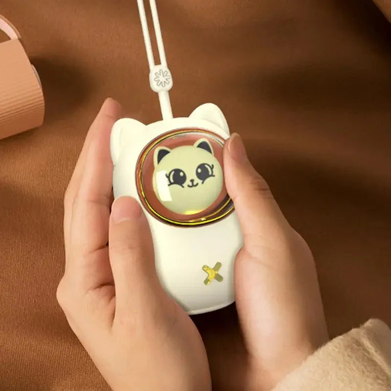 Cute Cat Mini Electric Hand Warmer Power Bank