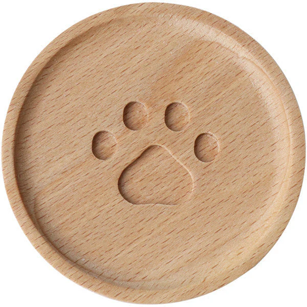 Cute Cat Paw Wooden Coaster - Image 8
