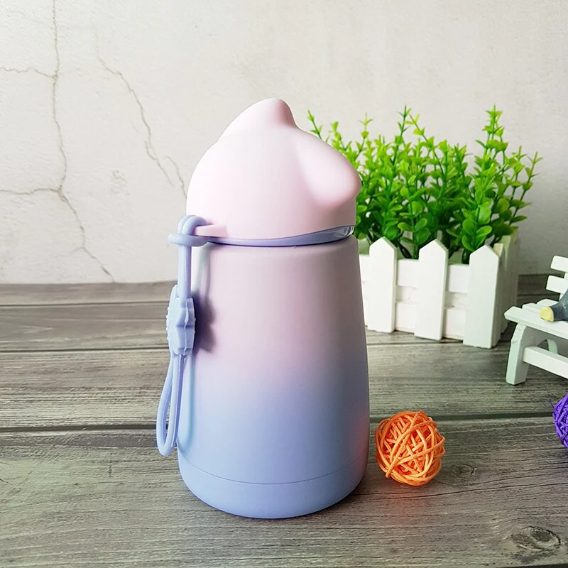 Cute Cat Stainless Steel Water Bottle - Image 4