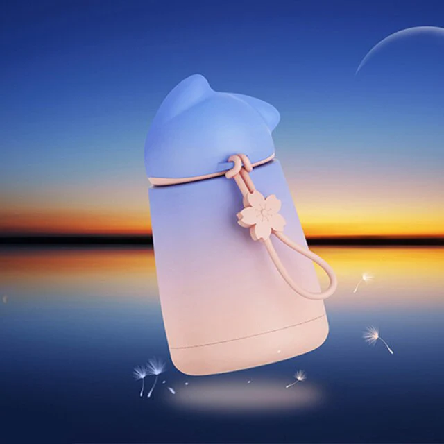 Cute Cat Stainless Steel Water Bottle - Image 7