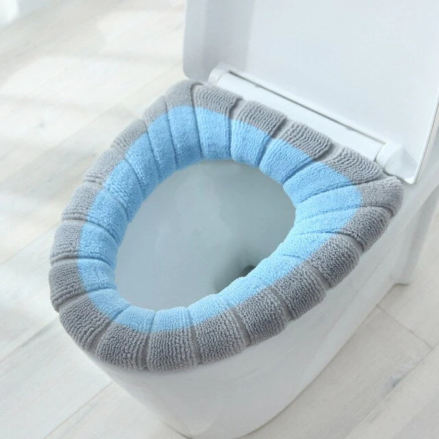 Cute Comfy Pumpkin Pattern Bathroom Toilet Seat Cover - Image 11
