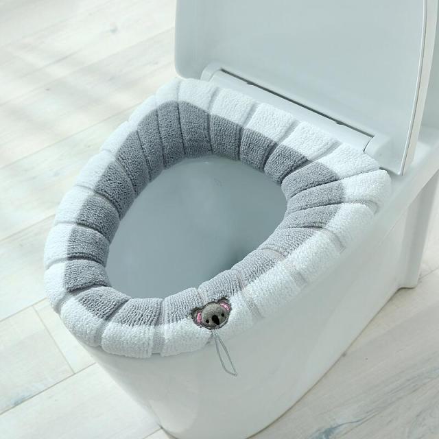 Cute Comfy Pumpkin Pattern Bathroom Toilet Seat Cover - Image 12
