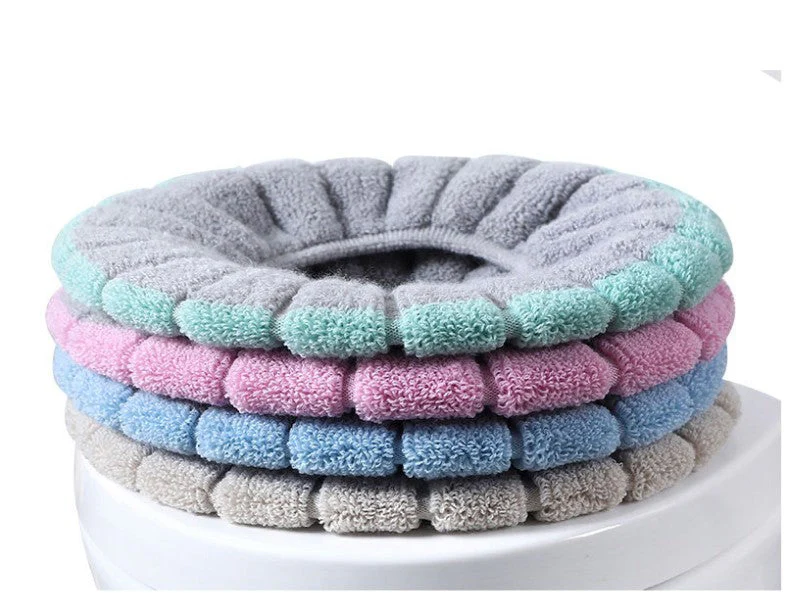 Cute Comfy Pumpkin Pattern Bathroom Toilet Seat Cover - Image 14