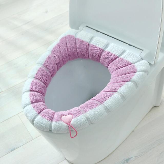 Cute Comfy Pumpkin Pattern Bathroom Toilet Seat Cover - Image 3