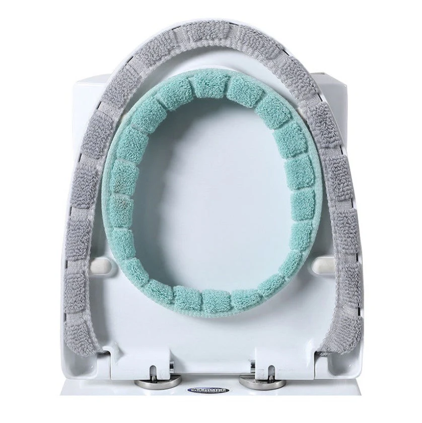 Cute Comfy Pumpkin Pattern Bathroom Toilet Seat Cover - Image 4
