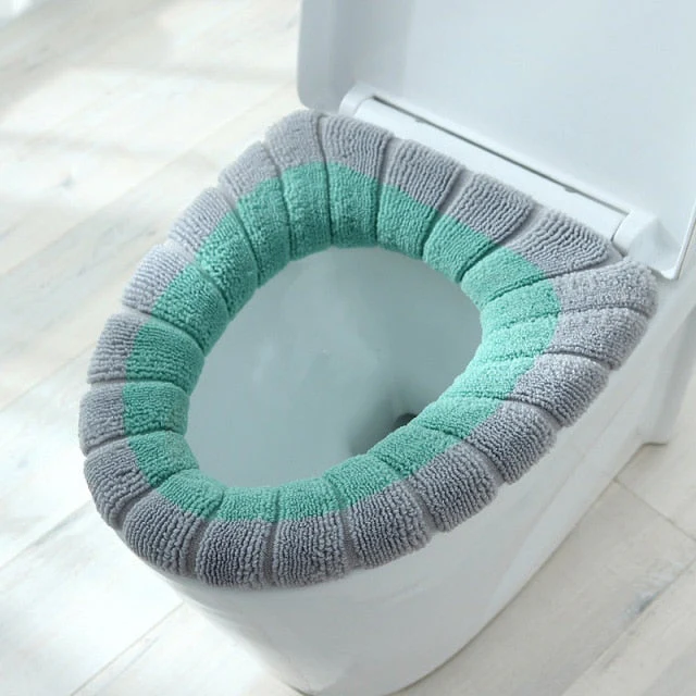 Cute Comfy Pumpkin Pattern Bathroom Toilet Seat Cover - Image 7