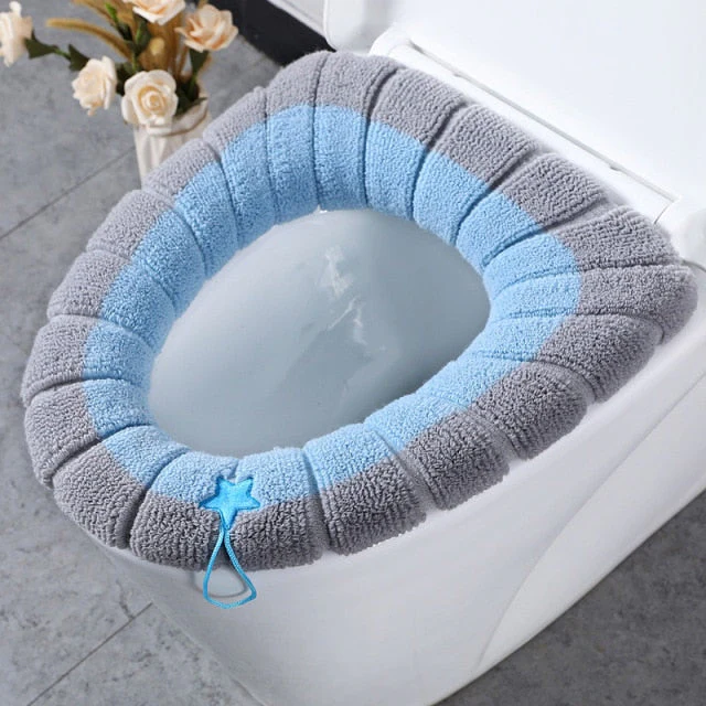 Cute Comfy Pumpkin Pattern Bathroom Toilet Seat Cover - Image 8