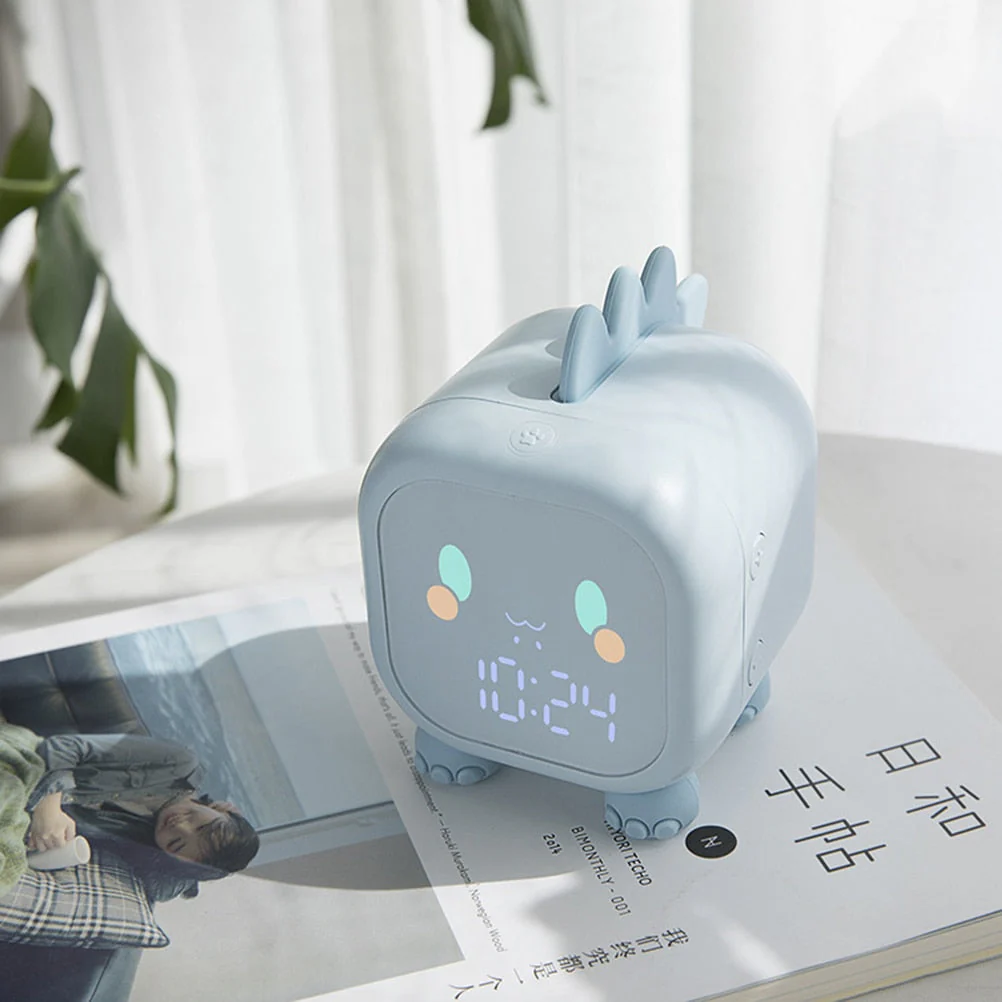 Cute Dinosaur Kids Alarm Clock Night Light - Image 2